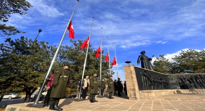 Atatürk Erzurum'da rahmet ve şükranla anıldı